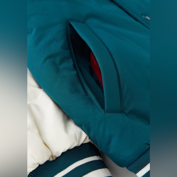 Kids Patch Varsity Bomber Blue | Zara Coats And Jackets - Picture 6 of 11